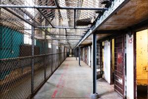 Empty jail. Original image from Carol M. Highsmith’s America, Library of Congress collection. Digitally enhanced by rawpixel.